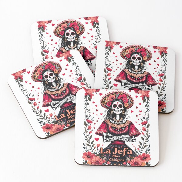 Item preview, La Jefa Más Chingona – Reina del Día de los Muertos designed and sold by BeamiCreations.