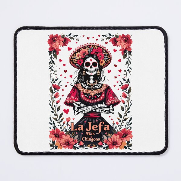 Item preview, La Jefa Más Chingona – Queen of Día de los Muertos designed and sold by BeamiCreations.