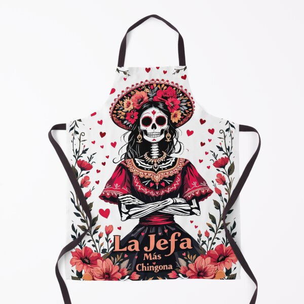 Item preview, La Jefa Más Chingona – Reina del Día de los Muertos designed and sold by BeamiCreations.