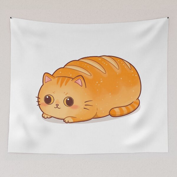 Item preview, No Thoughts Loaf of Cat designed and sold by Yusraah's Art.
