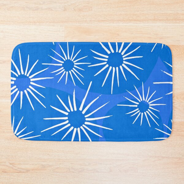Item preview, Mid-Century Modern Blue And White Sunburst 1950's Pattern designed and sold by DEC02.