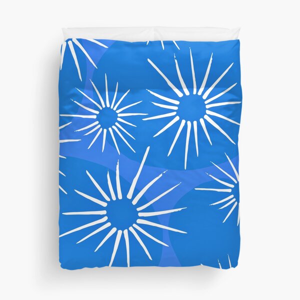 Item preview, Mid-Century Modern Blue And White Sunburst 1950's Pattern designed and sold by DEC02.