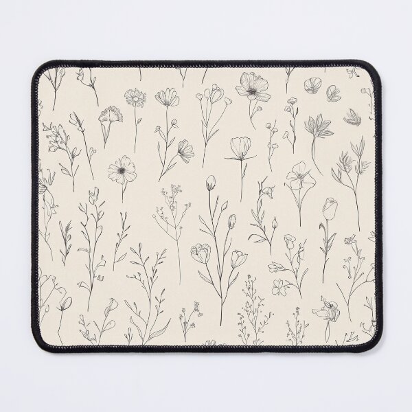Item preview, Cute Minimalist Boho Floral Flowers designed and sold by Nova~Prints.