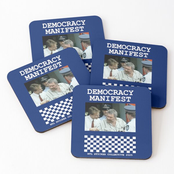 Item preview, Democracy Manifest Typewriter Chequerboard designed and sold by NTLStickerCo.