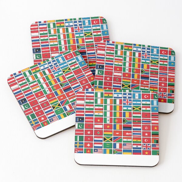 Item preview, World Flags Grid - International Countries Flag Collection designed and sold by ShirleyWyant.