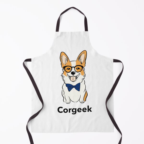Item preview, Corgeek. Corgi dog T-shirt. Version 3. Goofy, weird and fun artwork by wonkydoodleink designed and sold by wonkydoodleink.