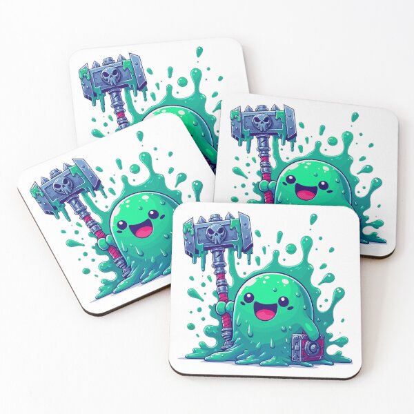 Item preview, The Happy Slime Warrior designed and sold by Capizione.