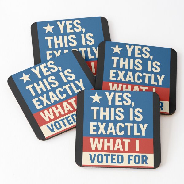 Item preview, Yes, This Is Exactly What I Voted For" - Proud Voter  designed and sold by MySheetMusicArt.