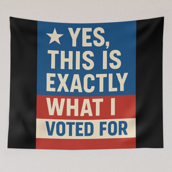 Item preview, Yes, This Is Exactly What I Voted For" - Proud Voter  designed and sold by MySheetMusicArt.