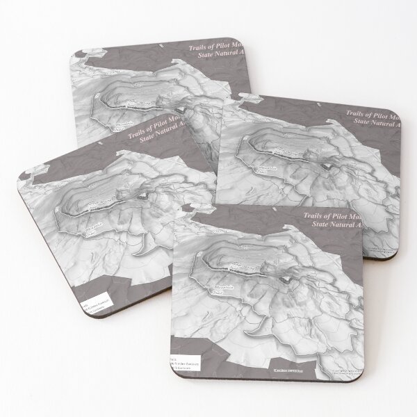 Item preview, Pilot Mountain, North Carolina Trails 3D View Shaded Relief designed and sold by gistinker.