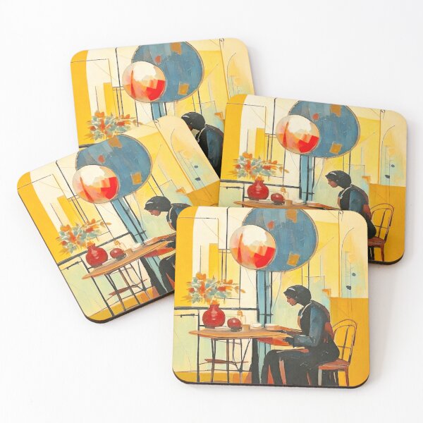 Item preview, mid-century modern art vintage abstract geometric 50s atomic age retro modern mid-century shapes Eames nostalgic vintage Scandinavian minimalist retro Bauhaus modernist designed and sold by CattlettArt.