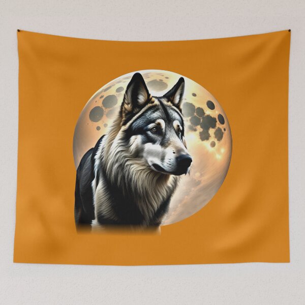Item preview, WOLFDOG (#DE7D08) designed and sold by Marlon Oseguera.