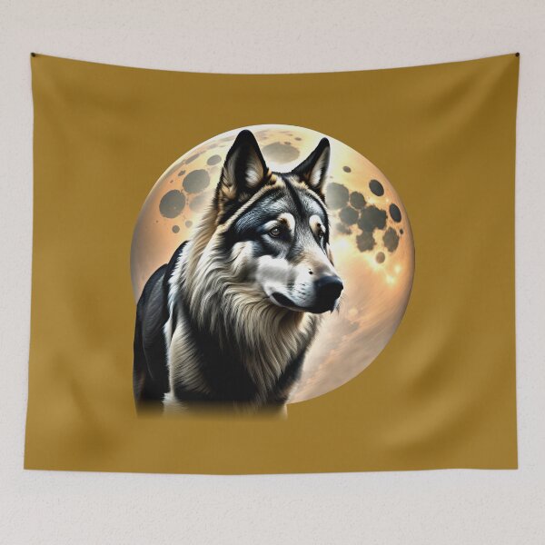 Item preview, WOLFDOG (#FDBF3E) designed and sold by Marlon Oseguera.