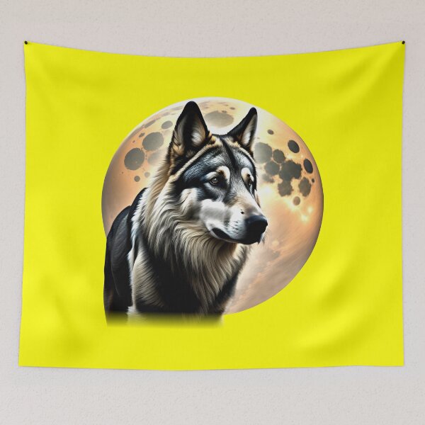 Item preview, WOLFDOG (#FFFF00) designed and sold by Marlon Oseguera.
