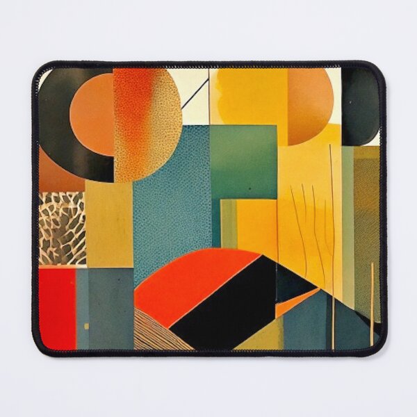 Item preview, Mid-Century Modern Painting Vintage Abstract Geometric Art, 50s Atomic Age Retro Painting designed and sold by CattlettArt.