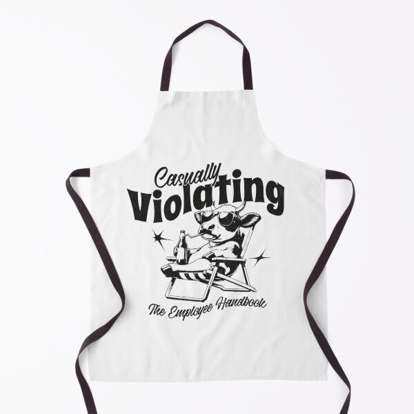 Item preview, Casually violating the employee handbook designed and sold by RahRahsCreation.
