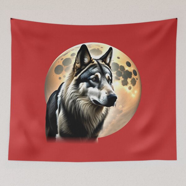 Item preview, WOLFDOG (#C42A2A) designed and sold by Marlon Oseguera.