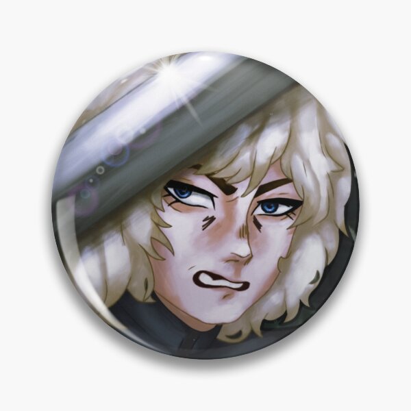 Item preview, MGS2 Raiden print, pin, and sticker designed and sold by outereiven.
