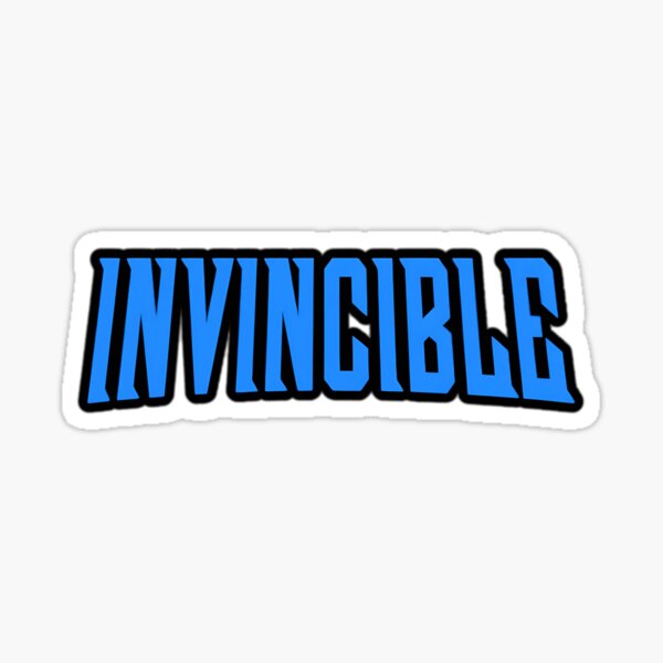 Item preview, Blue Invincible Logo designed and sold by TwoKayPie.