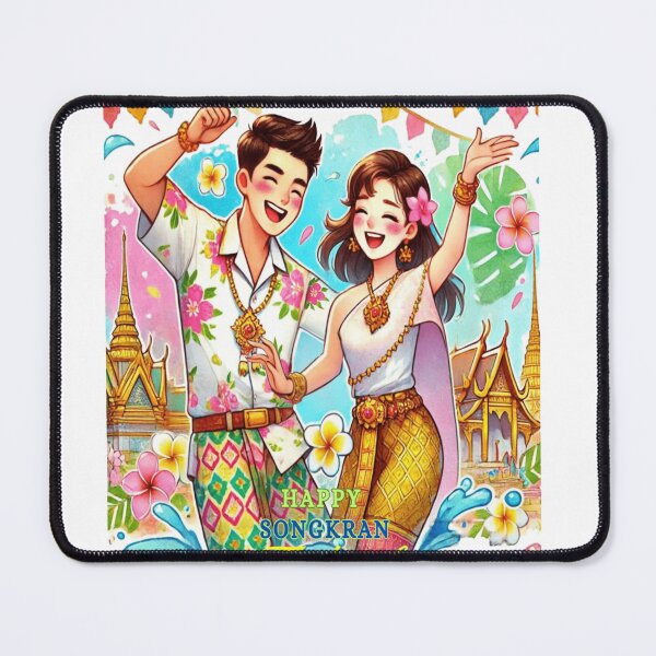 Item preview, Exclusive Songkran Festival T-shirt – Thai New Year Celebration Design designed and sold by BhumiBliss.