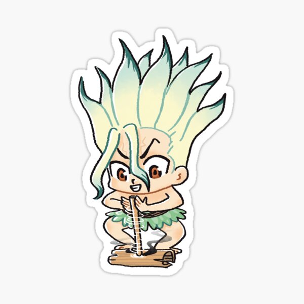 Dr Stone Senku Sticker