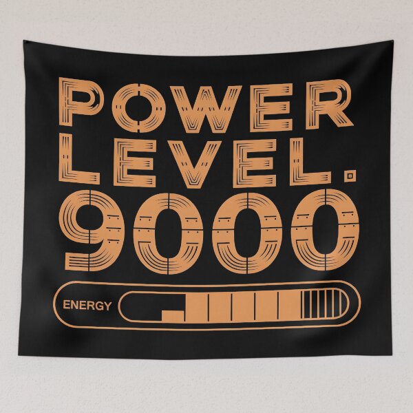 Item preview, Power Level 9000 – Ultimate Anime Energy designed and sold by Evolved Ape.
