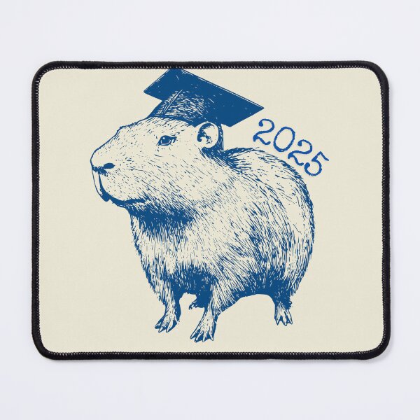 Item preview, 2025 Graduation Capybara designed and sold by novabee.