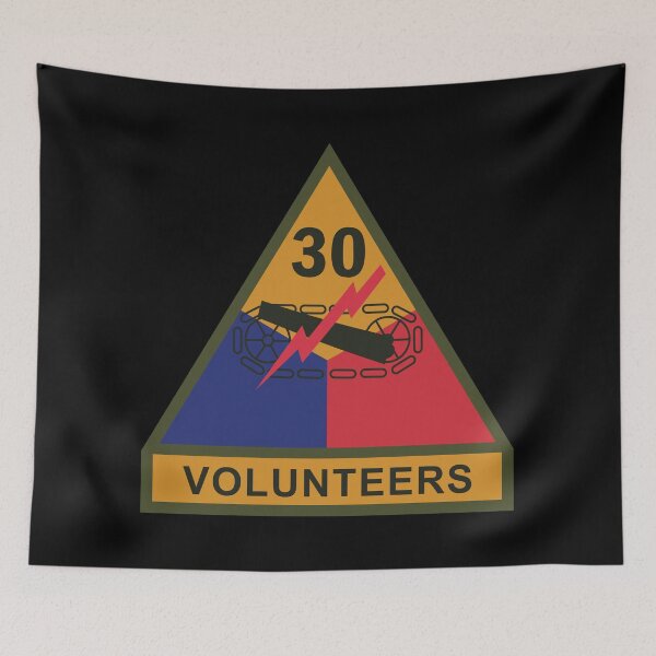 Item preview, SSI - 30th Armored Division w Name Tape X 300 designed and sold by Military Insignia Products.