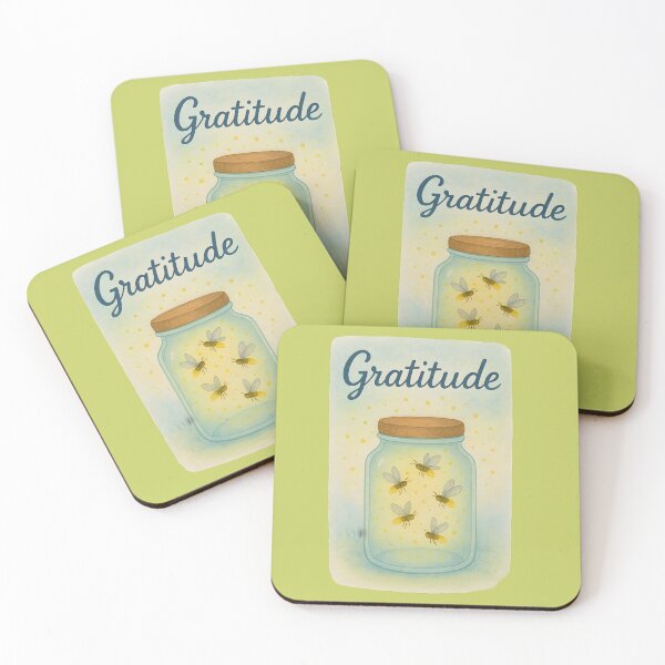 Item preview, Gratitude is like catching fireflies designed and sold by Proyz -Whimsy fashion.