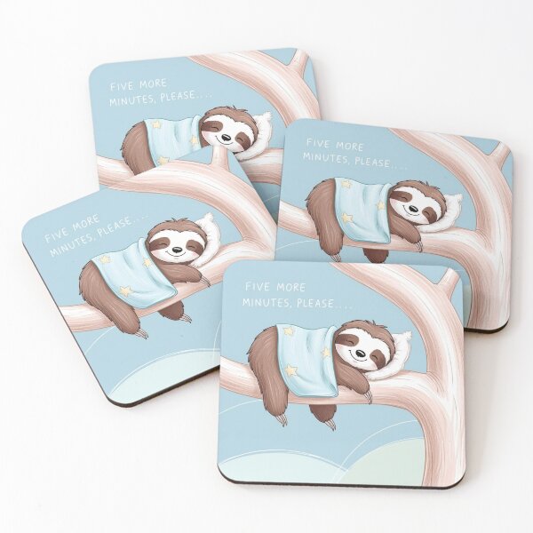 Item preview, Kawaii animals / Sleeping sloth with blanket designed and sold by All Creative Designer.