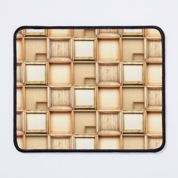 Item preview, Squares in wood frame designed and sold by TriForceDesign.