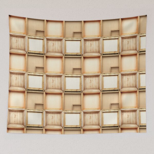 Item preview, Squares in wood frame designed and sold by TriForceDesign.