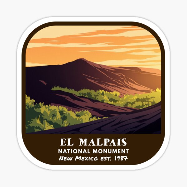 Vista previa del artículo con la obra «Monumento Nacional El Malpaís Antiguo (Nuevo México)», diseñado y vendido por RabbitK.