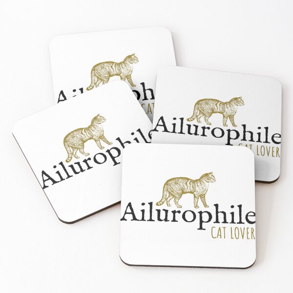 Item preview, Cat Lover Ailurophile Cute Nerdy Word designed and sold by MaryKunzGoldman.