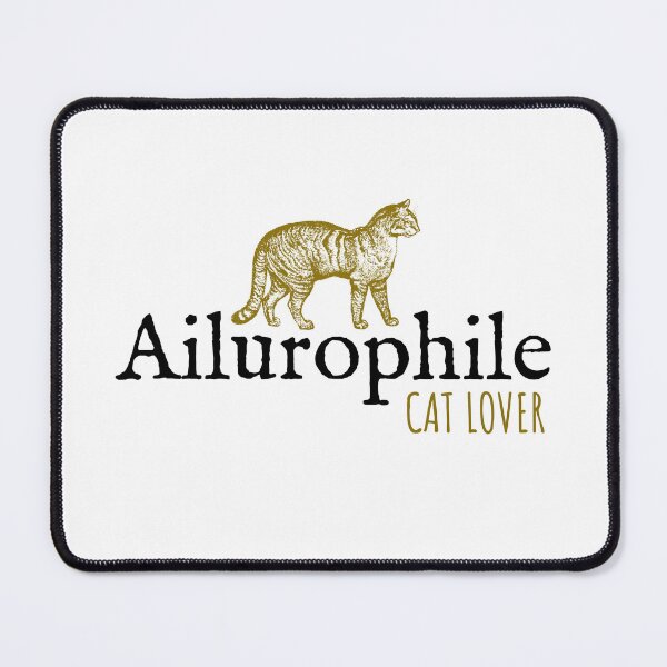 Item preview, Cat Lover Ailurophile Cute Nerdy Word designed and sold by MaryKunzGoldman.