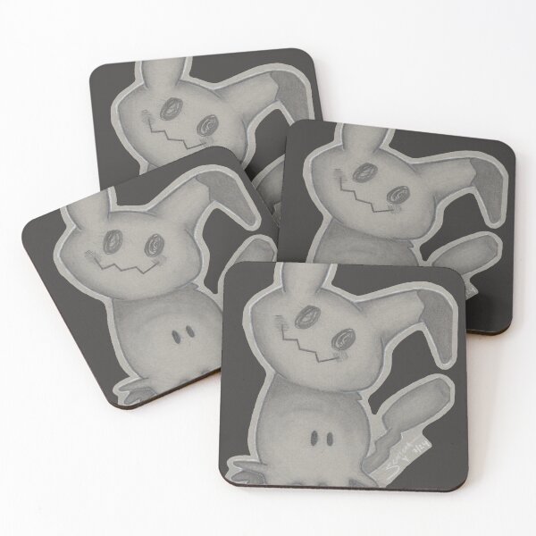 Item preview, Black and Grey Mimikyu designed and sold by Rosie's Pokemon.