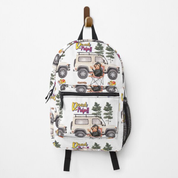 Item preview, Monkey on a road trip with off road vehicle designed and sold by LaUnArt.