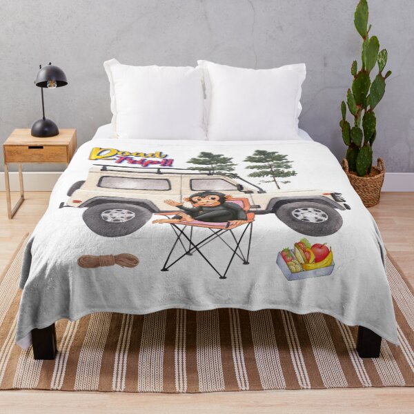 Item preview, Monkey on a road trip with off road vehicle designed and sold by LaUnArt.