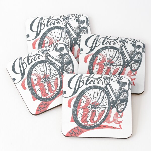 Item preview, I Love to Ride – Passion for Cycling designed and sold by RanditGOZ.