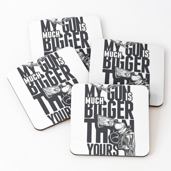 Item preview, My Gun Is Bigger – Rebellious and Bold Style designed and sold by RanditGOZ.