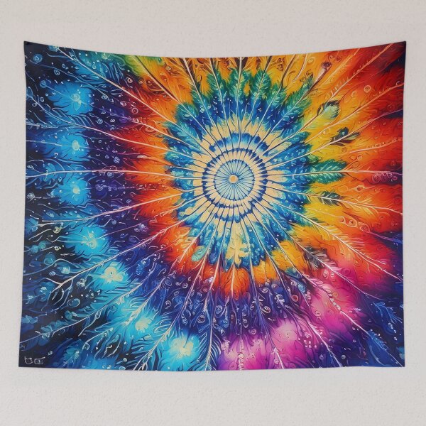 Artikelvorschau, Kompliziertes Vintage-Muster – Batik – Psychedelisch entworfen und verkauft von CattlettArt.