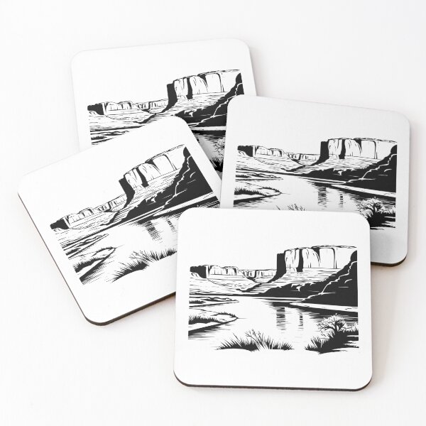 Item preview, Lake Powell Arizona Reservoir Canyon River Desert designed and sold by inkoutninja.