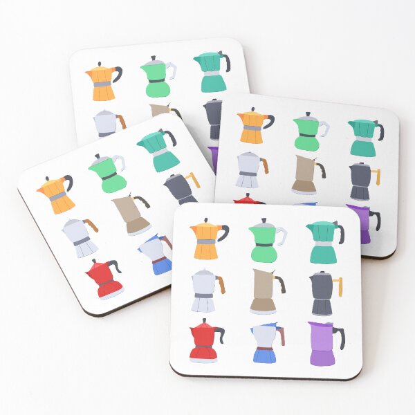 Item preview, 9 Shades of Moka Pot designed and sold by LabFish Creations.