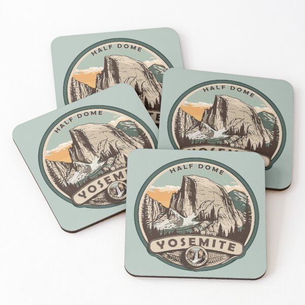 Item preview, Half Dome /Yosemite National Park/ Retro Vintage Logo Design designed and sold by cynino.