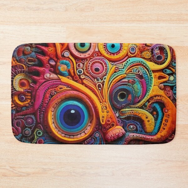 Item preview, Festival fashion abstract trip rave Mushroom mind-bending psychedelic designed and sold by CattlettArt.