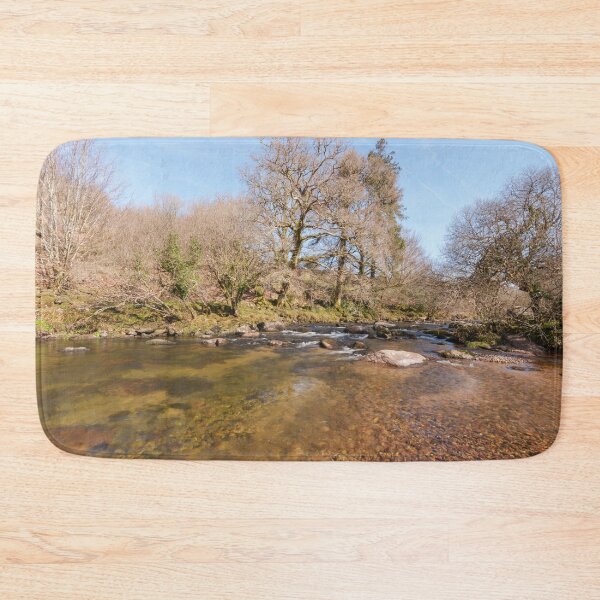 Item preview, Flowing West Dart River with a Vibrant Spring Sky designed and sold by rawshutterbug.