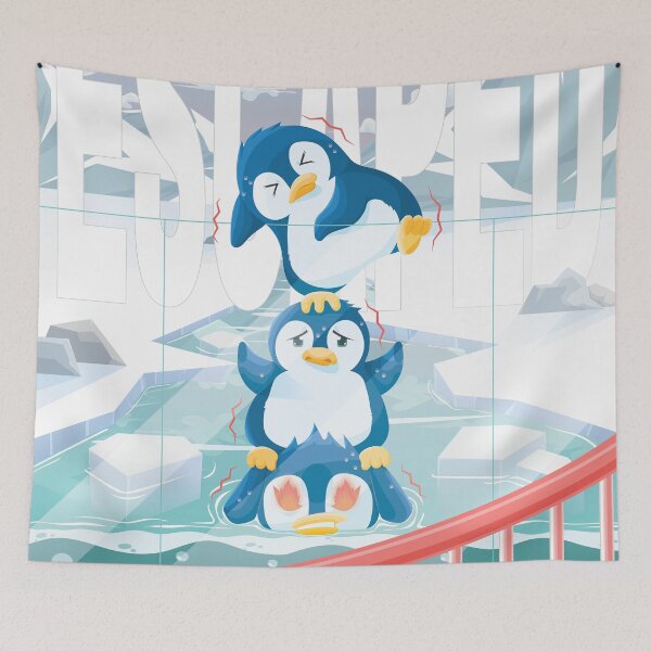 Item preview, The Escaped Penguins designed and sold by dreamdesign-lab.