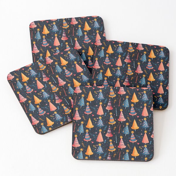 Item preview, Party Hat Celebration Pattern designed and sold by NTGUILTY.
