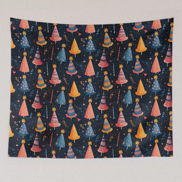 Item preview, Party Hat Celebration Pattern designed and sold by NTGUILTY.
