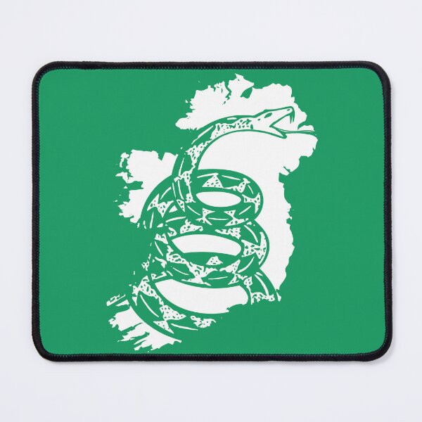 Item preview, IRELAND - Libertarian - Don't Tread On Me Gadsden Snake on IRISH Map designed and sold by pelagio.